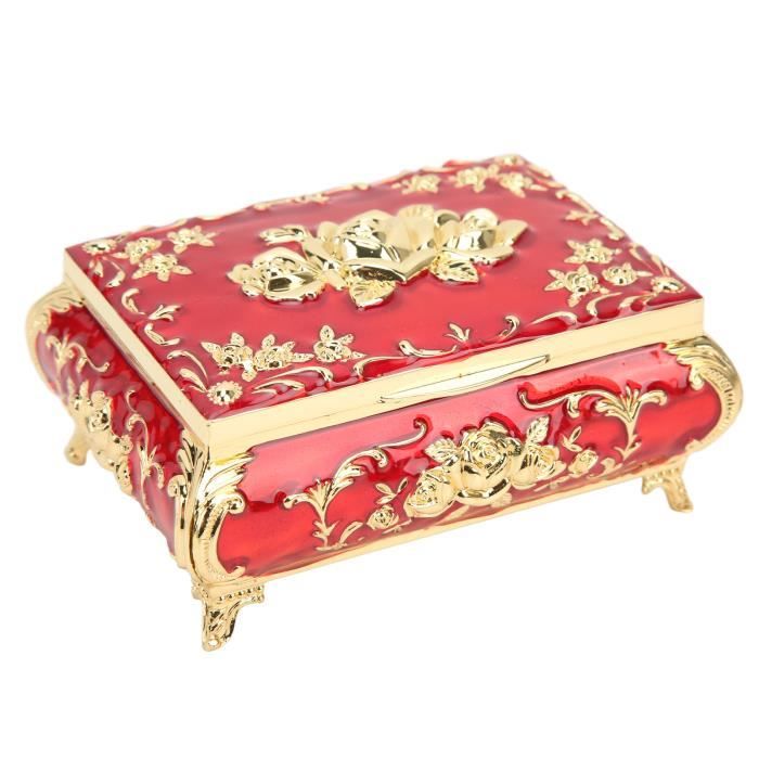 Boîte à Bijoux Vintage Pat.P Japon - Métal Argenté Et Porcelaine - Très Bon état