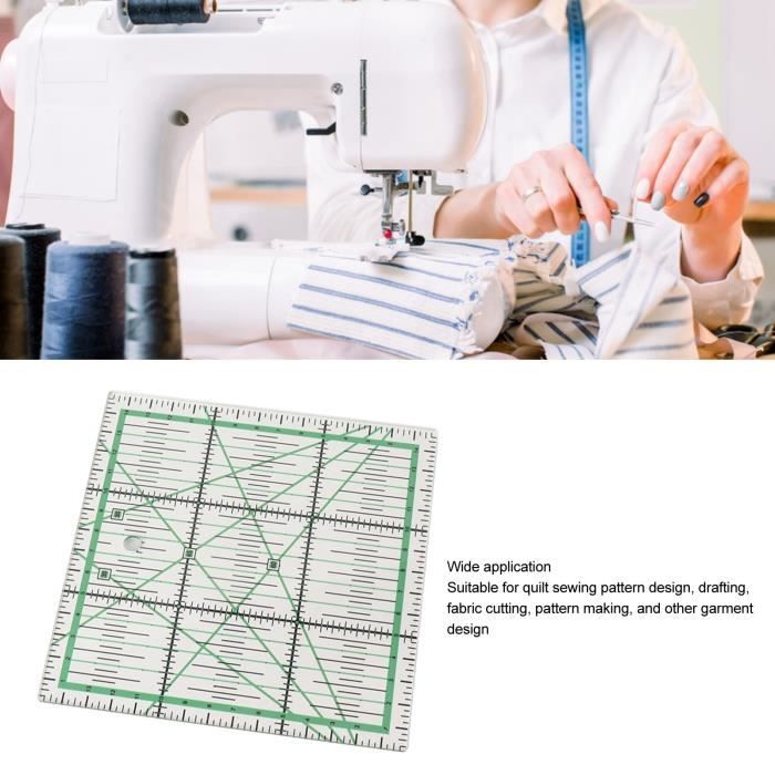 Lot Gabarits Couture Quick-Trace – Règles Patchwork Et 5 Gabarits (NEUF)
