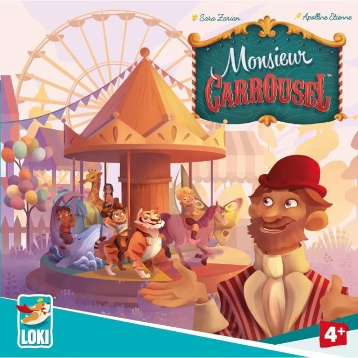 monsieur carrousel - jeu de société - coopératif - dès 4 ans - loki - 51572