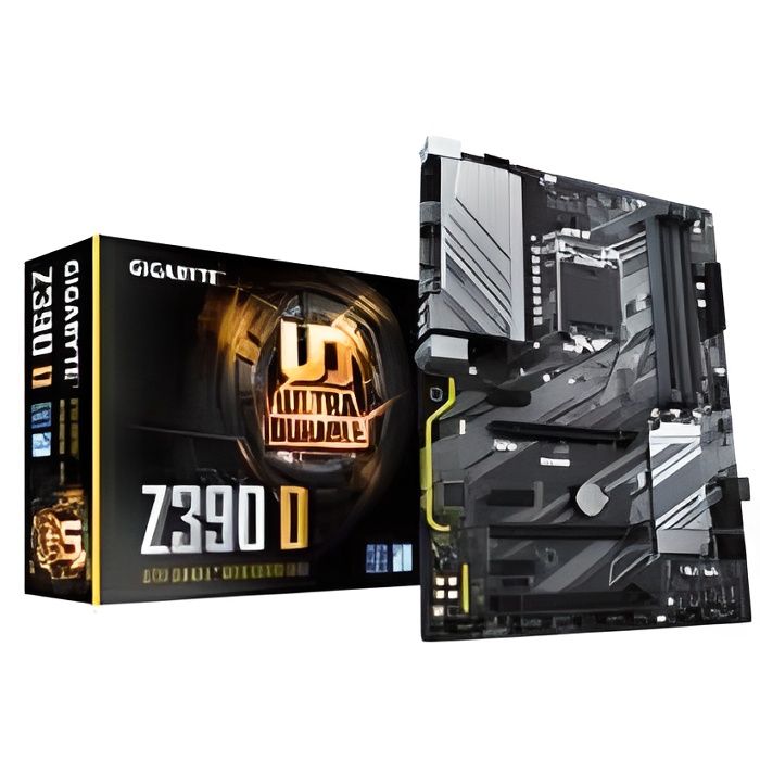 Gigabyte Z390 D carte mère LGA 1151 [Emplacement H4] ATX Intel Z390 Express (GIGA Z390 D S1151v2 / DDR4 / ATX) - 4719331806729 - Generique