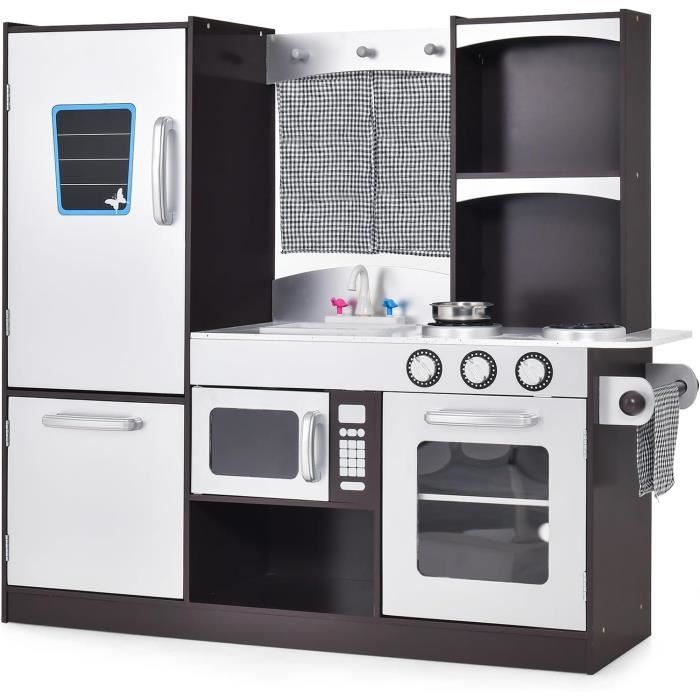 GOPLUS Ensemble de Jeu de Cuisine Cr?�atif, Jeu de Simulation de Cuisine avec R?�frig?�rateur 