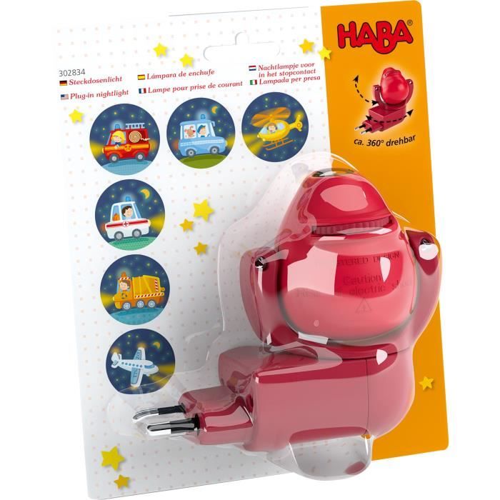 Haba Lumiere De Nuit 3024 Lumiere De Nuit Pour Bebe Douille D Alimentation Rouge Led Cdiscount Puericulture Eveil Bebe