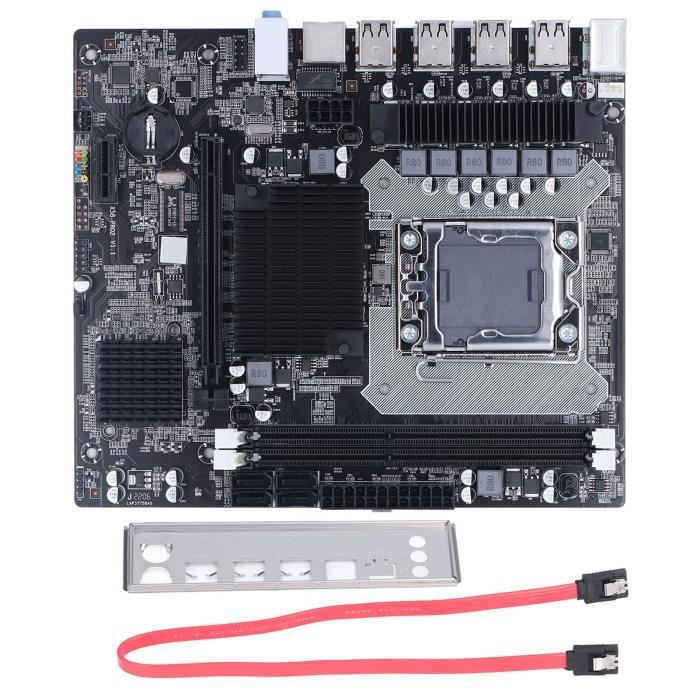 X58 Carte MèRe LGA 1366 Prend en Charge la MéMoire RAM DDR3 REG ECC Xeon X5650 5570 CPU
