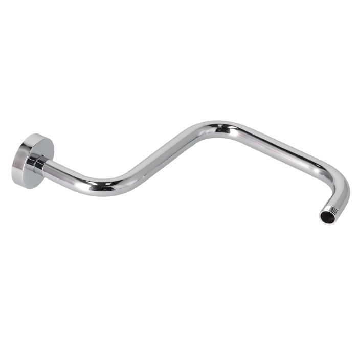 MSA Shower Head Pipe Arm, Shower Arm Pipe Wall Mounted S Shape
