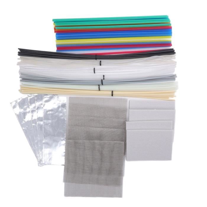 Kit 140 Baguettes Soudure Plastique YOUNGSAY - ABS/PVC/PE/PP - 200mm - 4 Couleurs - Pour Réparation Auto, Moto, électroménager