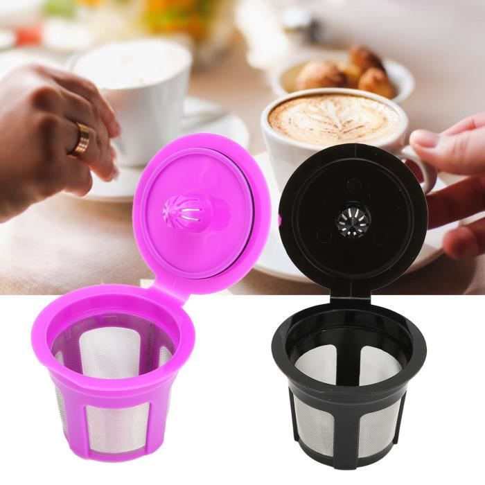 RECAFIMIL Filtre à Café Réutilisable 180ml Pour Bosch Tassimo - Capsules Rechargeables