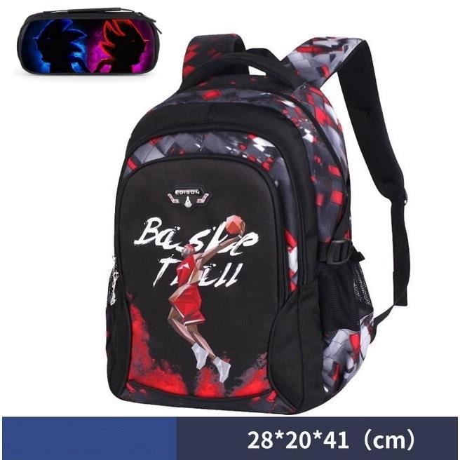 Cartable garçon Sac a Dos Ensemble de Cartables Ado Nylon Imperméable ...