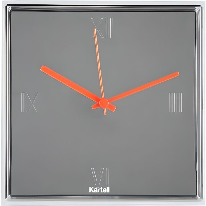 Kartell Tic & Tac Horloge murale Chromé Cdiscount Maison