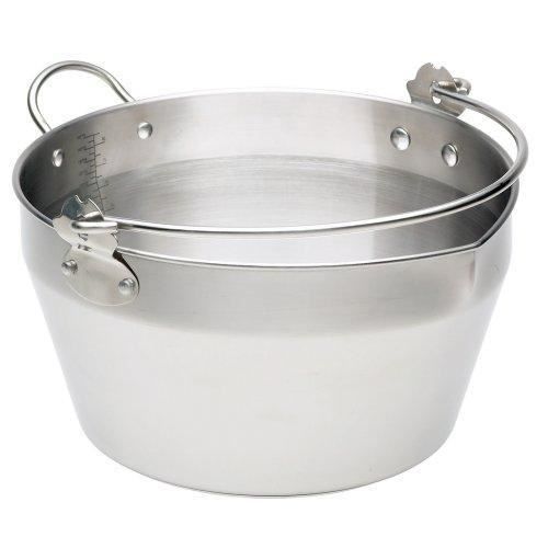 Marmite Maslin KitchenCraft 9L Acier Inoxydable - Idéale Confiture, Soupes & Ragoûts, Avec Jauge Intérieure