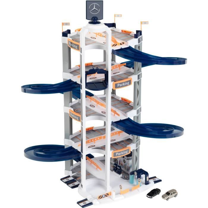 Garage Mercedes Benz 5 niveaux KLEIN Avec deux petites voitures Dès