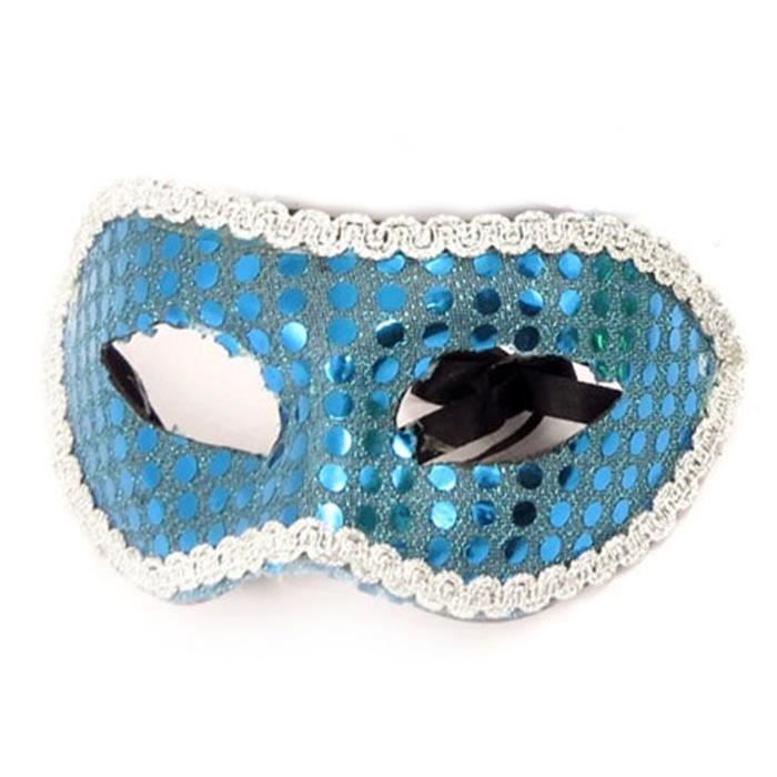 Carnaval Bleu Vert Paillettes & Plumes Masquerade Masque Adulte Costume Accessoire Carnaval Bleu Vert Paillettes & Plumes Masquerade Masque Adulte Costume Accessoire