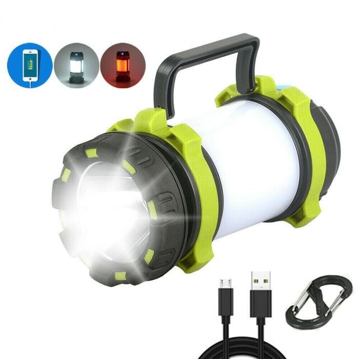 mini lampe de poche LED extérieure usb lampe de nuit torche de camping w //