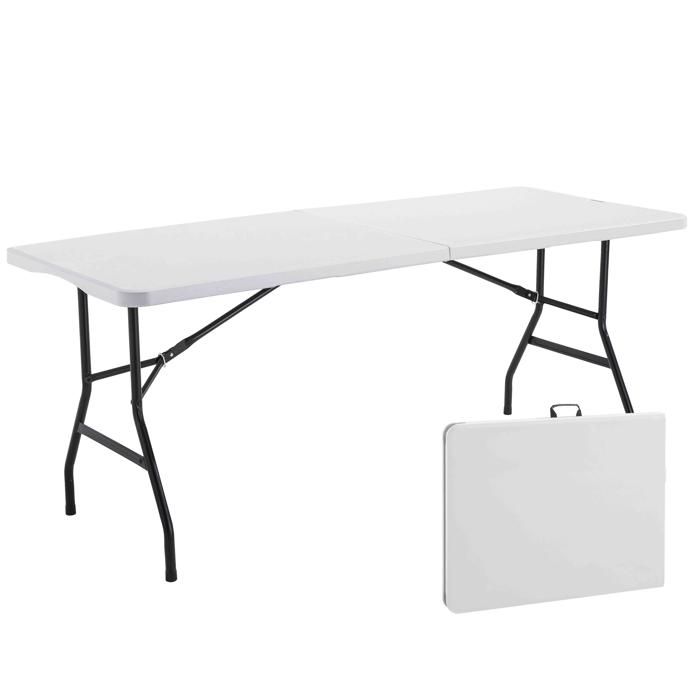 Lot de 10 Tables pliantes portables 8 places 180cm