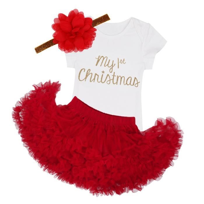 ensemble de noel bebe fille