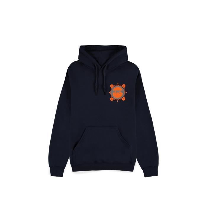 Sweat à Capuche Pokémon Garçon Zip Up – Pull Gris Pokeball Manches Longues – Veste Officielle Pokémon Enfant