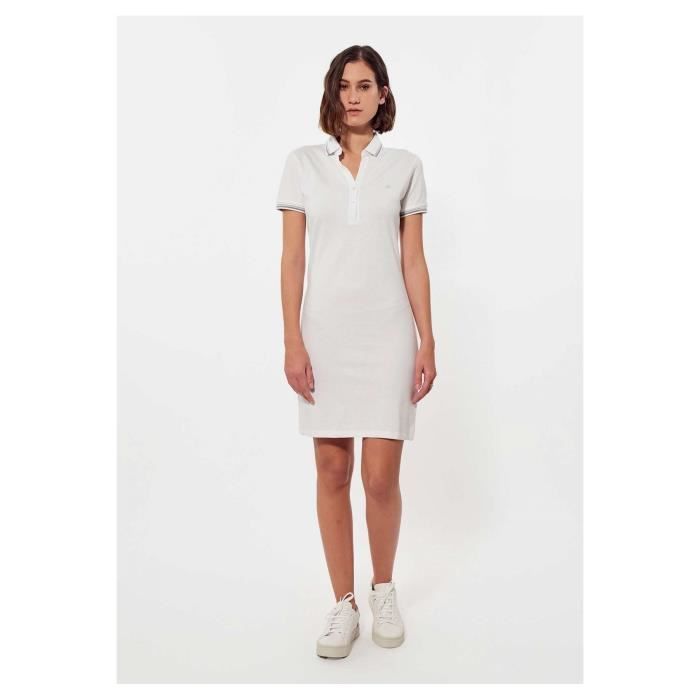 Robe polo en coton bio piqué - Kaporal - Femme