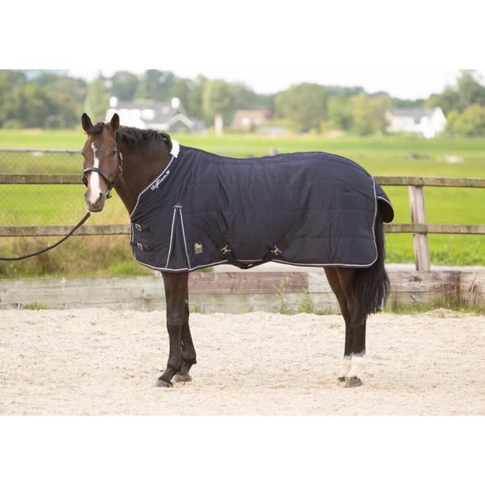 Couverture anti-eczéma pour cheval QHP Comfort - grey - 175