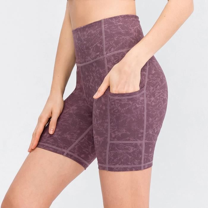 Bermuda Sport Femme Litherday - Short Confortable Poches Running Fitness Été