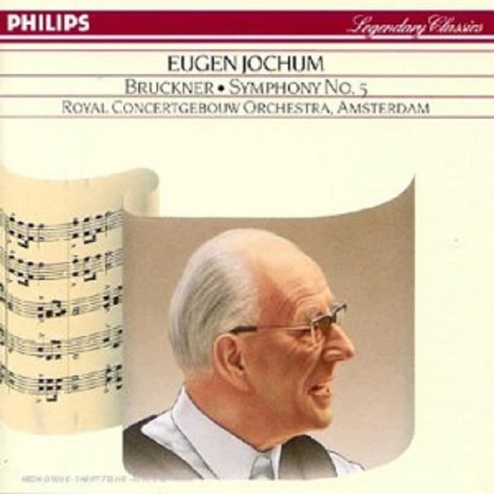 cd Bruckner : Symphonie n° 5 [CD] Anton Bruckner Eugen Jochum et Royal Concertgebouw Orchestra …