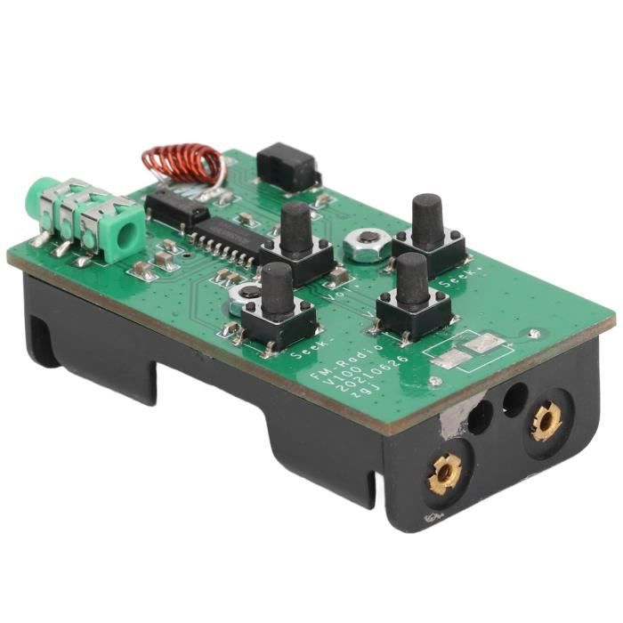 Qiilu Module Radio Stéréo Module radio FM 88‑108 MHz Accessoire de ...