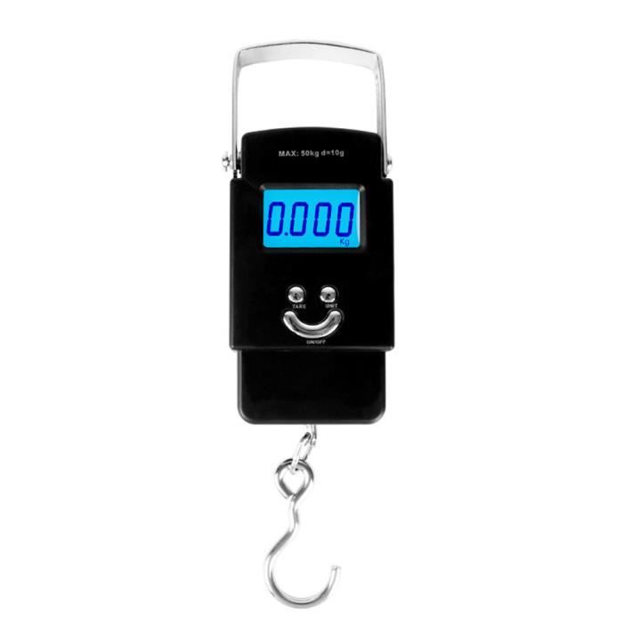 Balance Suspendue, Balance De Grue Mini Balance De Pesage Suspendue Electronique Numerique Lcd 300kg Avec Crochet Pour Ferme Chasse Poids Gros Poisson
