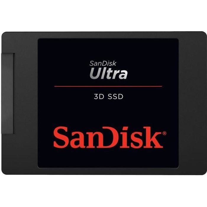 SANDISK - Disque SSD Interne - Ultra 3D - 4To - 2,5\