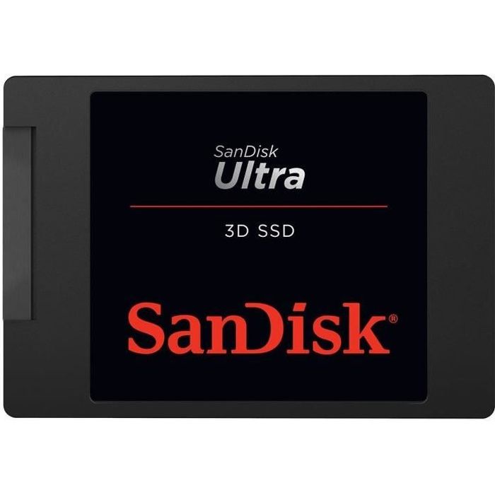 SANDISK – Disque SSD Interne – Ultra 3D – 4To – 25 (SDSSDH3-4T00-G25)