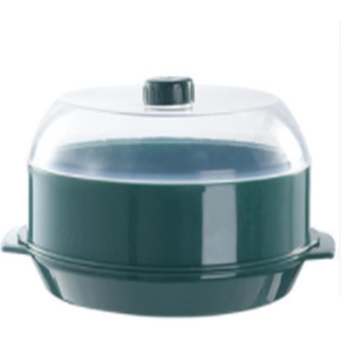 Cuiseur à riz vapeur micro-ondes - SISTEMA - 2,6L - Rouge - Couvercle à