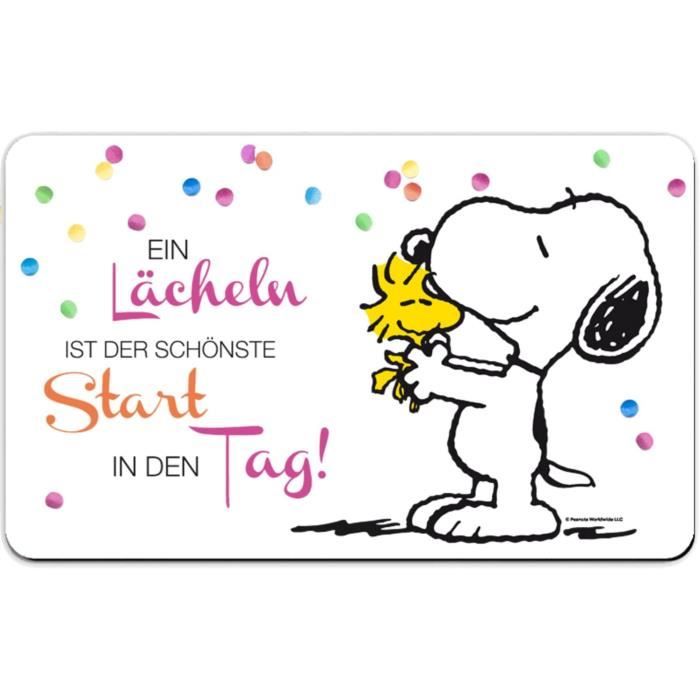 Planche à Petit-déjeuner Snoopy BBQ Master - 23x14cm - HPL Lavable Au Lave-vaisselle - Design Officiel Peanuts