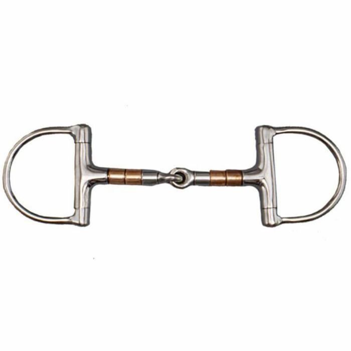 Mors De Filet Lâche à Plaque Allemande En Argent - Taille 5 Pouces