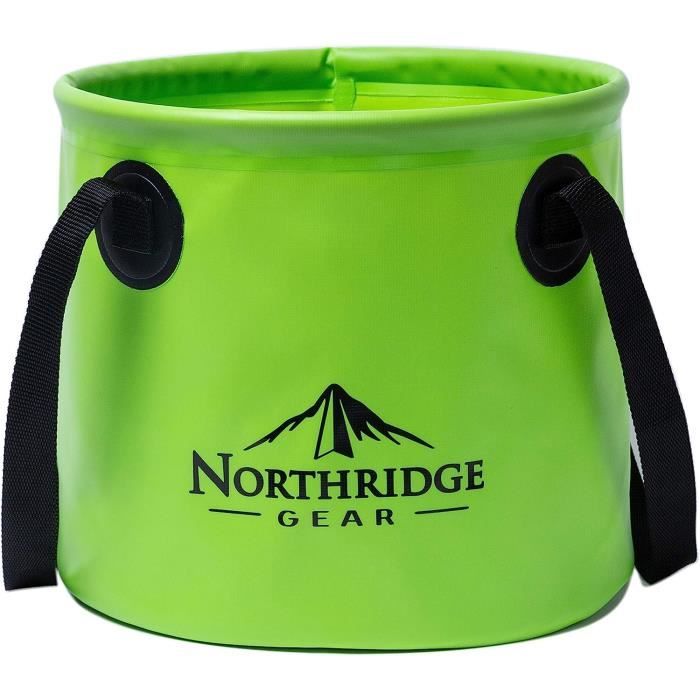 Grand seau pliable pour camping en plein air, eau de lavage, 30 l