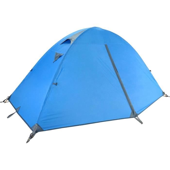 Tente De Bivouac 1 Personne Ultra-légère – 690 G, Polyester, Tapis PU3000, Arceaux Alu, Pluie Modérée, Compacte 40x10x10 Cm