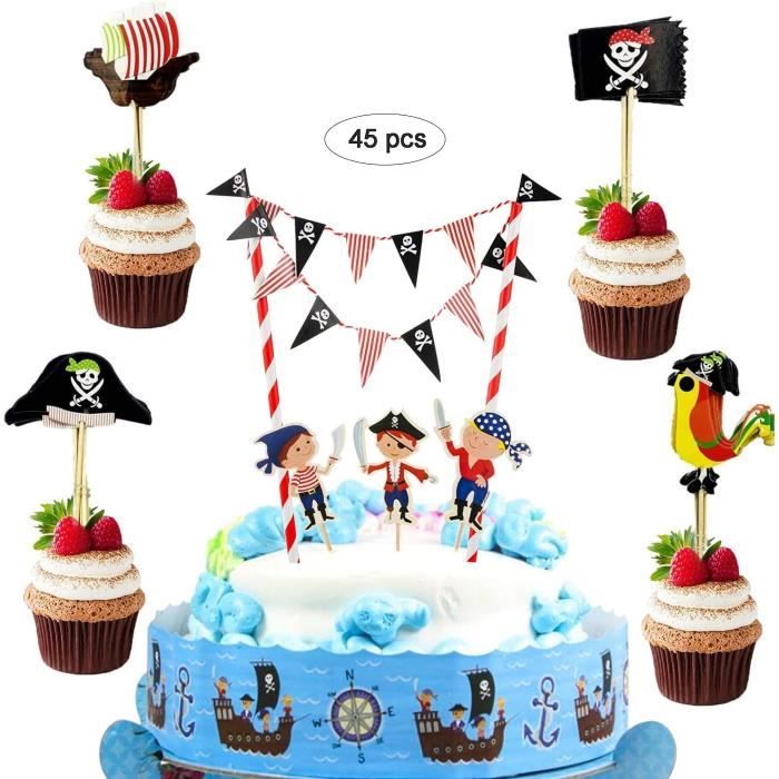Cake Topper Anniversaire 1 An Bois Personnalisé - Décoration Gâteau Fille Garçon Avec Nom Et Numéro