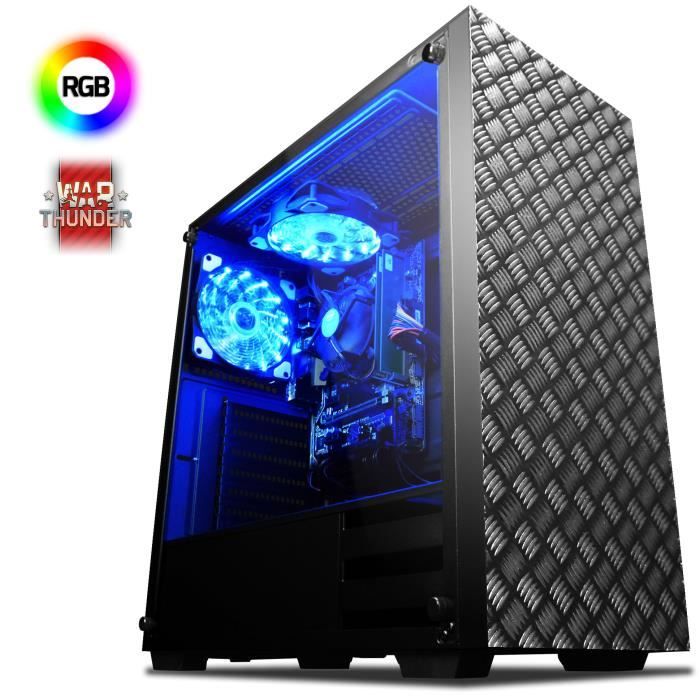  Ordinateur de bureau VIBOX Vision 2 PC Gamer Ordinateur avec War Thunder Jeu Bundle (3,9GHz AMD A4 Dual-Core Processeur , Radeon 8370D Graphiques Chip, 8 pas cher
