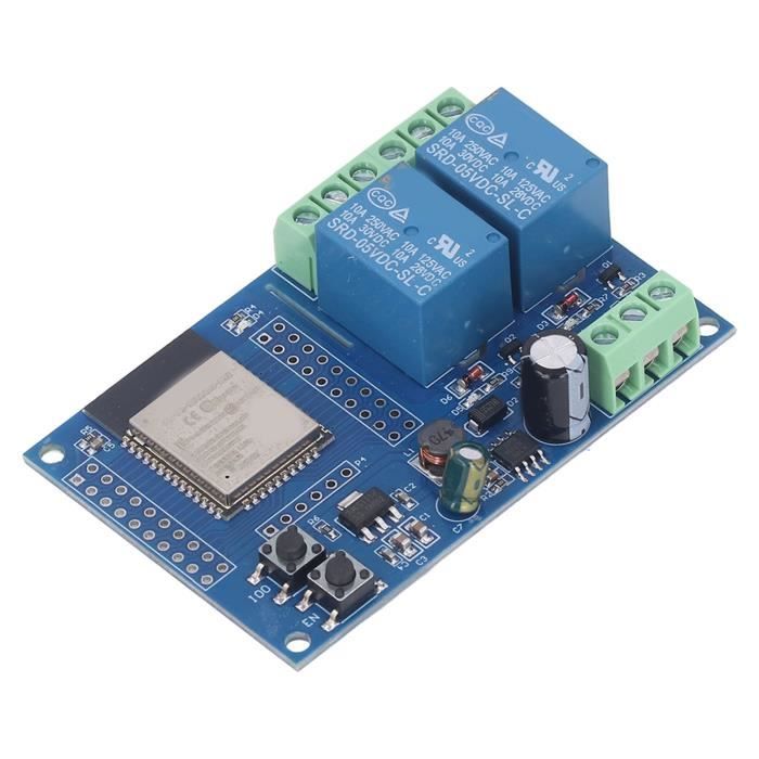 ZJCHAO Module de relais Module Double Relais, Flash 4 Mo, Touches ...