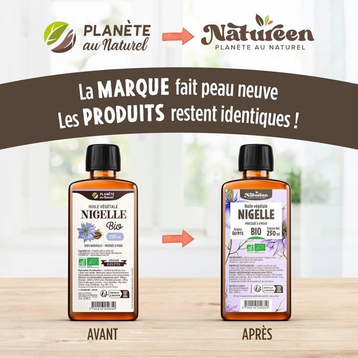 Huile de NIGELLE Bio Natureen 900 ml Pure et Pressée à Froid — free download