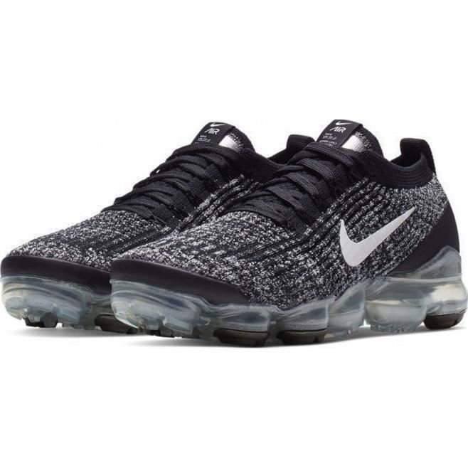 Basket Nike AIR VAPORMAX FLYKNIT 3 Femme Noir AJ6910 001 Technologie VaporMax Air et Flyknit Noir Cdiscount Chaussures