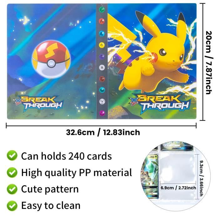 Classeur range-cartes Pokemon Pikachu catcheur