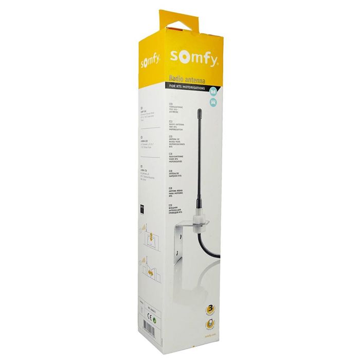 Antenne Rts SOMFY 2400472 - Antenne pour moteur de portail et/ou porte de garage ...