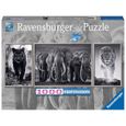 Puzzle 1000 pièces - Triptyque Panthère, Éléphant, Lion - Ravensburger - Puzzle Adultes-2