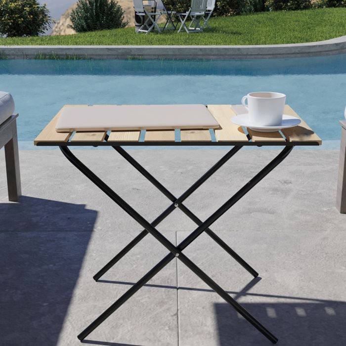Table pliante LIFETIME 122x61 hauteur ajustable