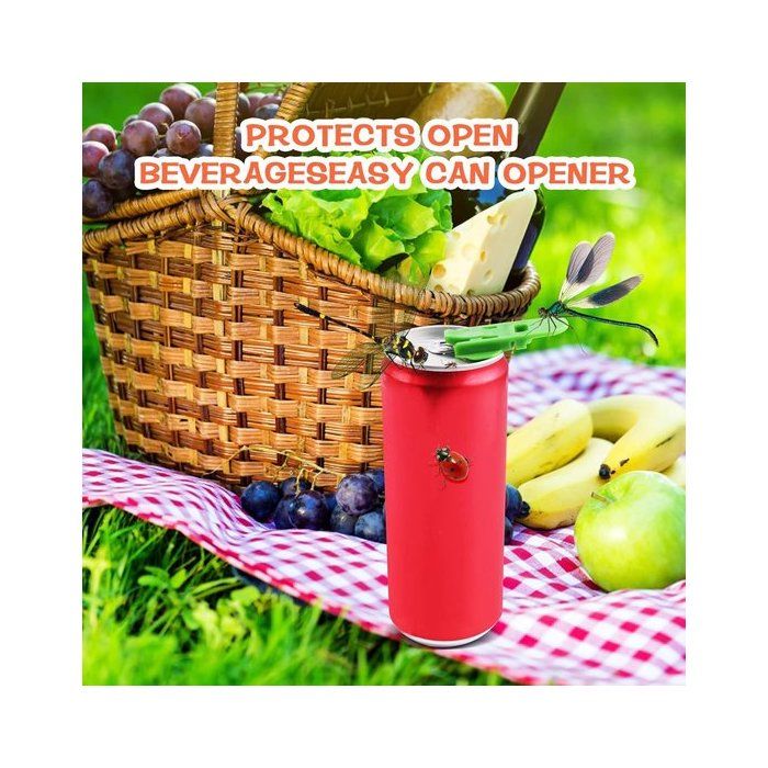 GIMOCOOL Ouvre-boîte,Protecteur de canette de bière 6 pièces,Bouchon de Soda de Couvercle de canette, Protecteur de Couvercle de Boisson scellant Beer