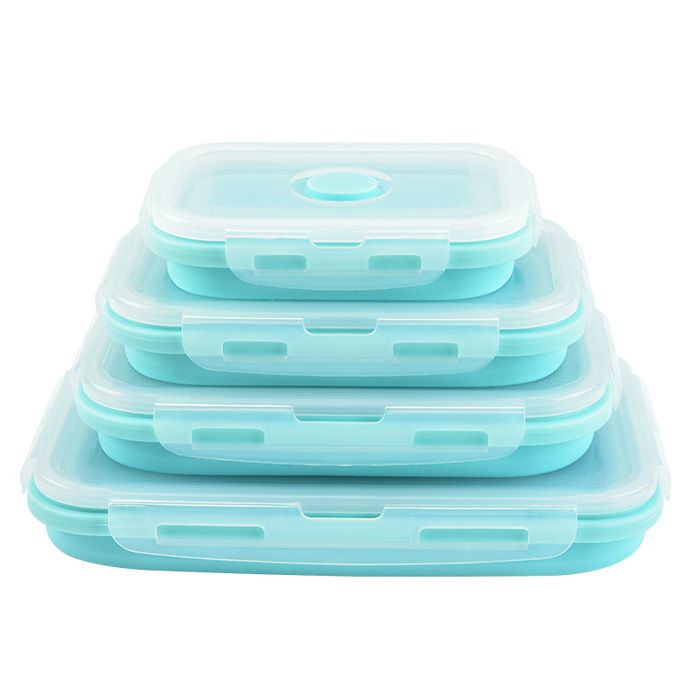 Lot De 4 Boîtes De Rangement Hermétiques En Acier Inoxydable Avec Couvercle Pour Conservation De La Farine Du Cafe Du The Des Aliments 96703308