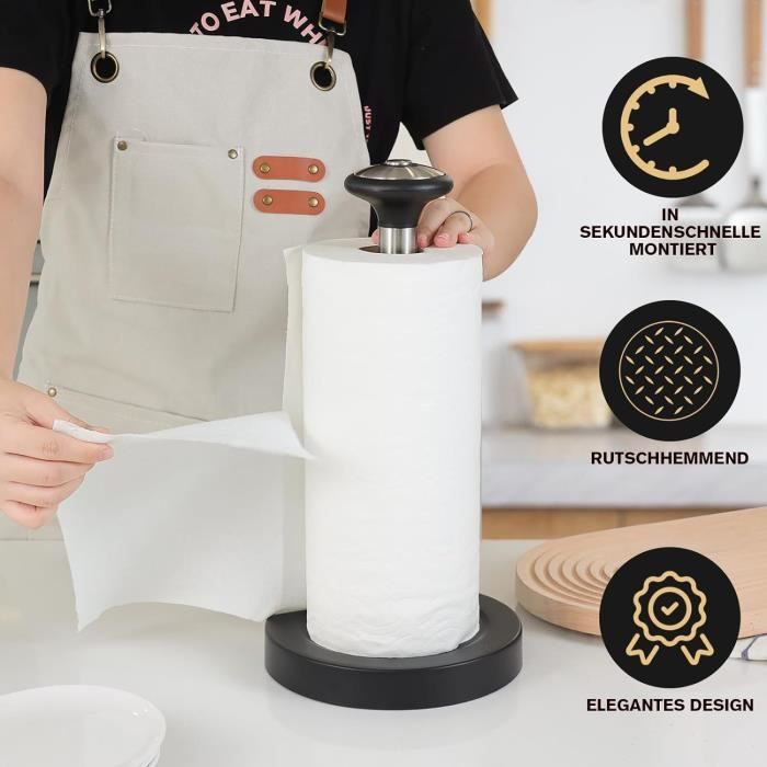 Porte-papier De Cuisine Snow Peak IGT CK-067 - Édition Limitée Noir, Made In Japan