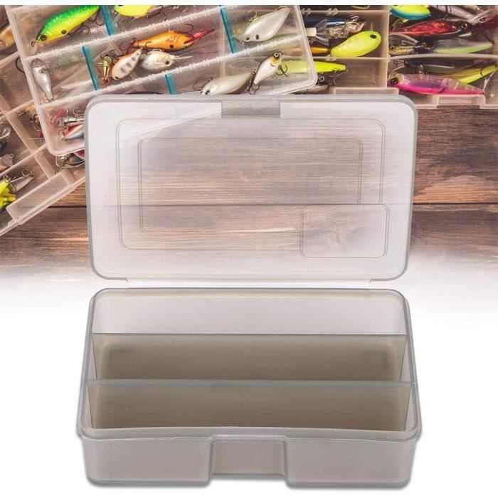 Boîte à Leurres Vintage Rebel 600 – Plastique Dur 3 Plateaux – Beige