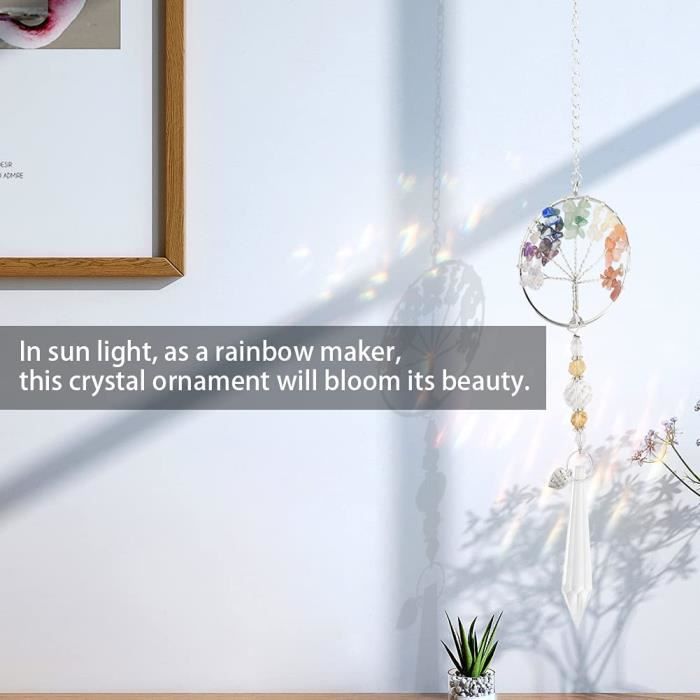 Attrape-Soleil en Cristal, Ornement de Prisme Rainbow Maker