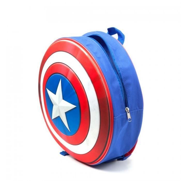 Sac dos Enfant Bouclier Captain America Marvel Unique