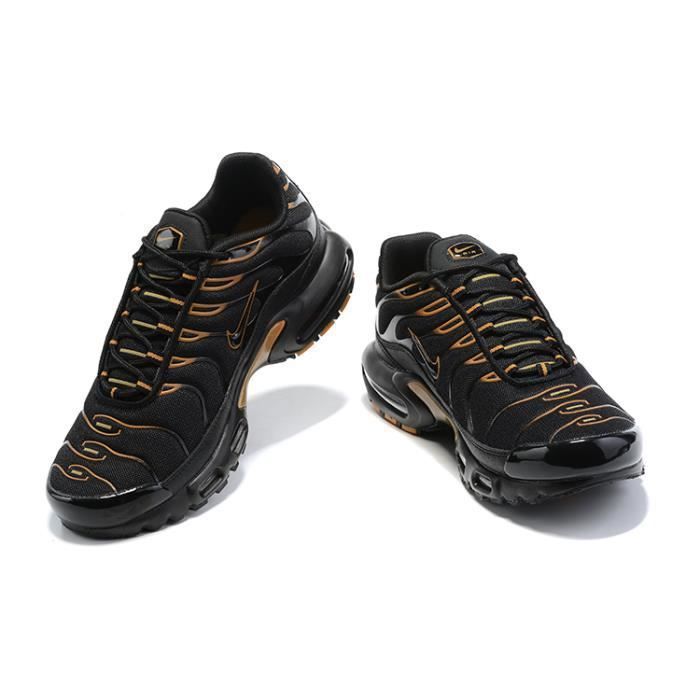 nike tns black gold