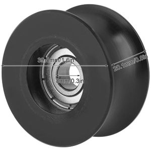RoxNvm 4 Pièces Poulies En Acier Inoxydable - Poulie Levage 50kg Avec Roulements à Billes