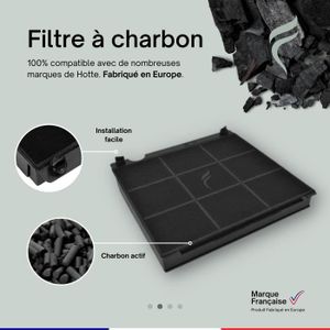 Pack De 2 Filtres à Charbon Pour Hotte MyAppliances AMFILT1 - 175mm - Neufs